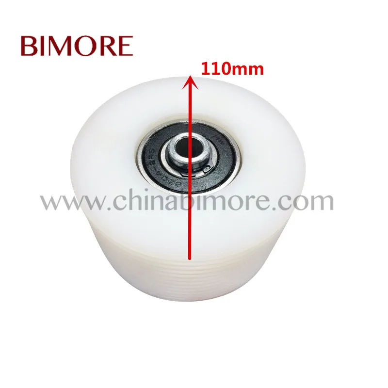 

1709066300 Escalator Handrail Pulley with Shaft for 1841 Belt,OD110mm Thickness 60mm Bearing 6304-2RS