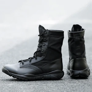 Outdoor Black Tracking Boots Men Women Military Combat Boots Super Lightweight Tactical Hiking Shoe Men