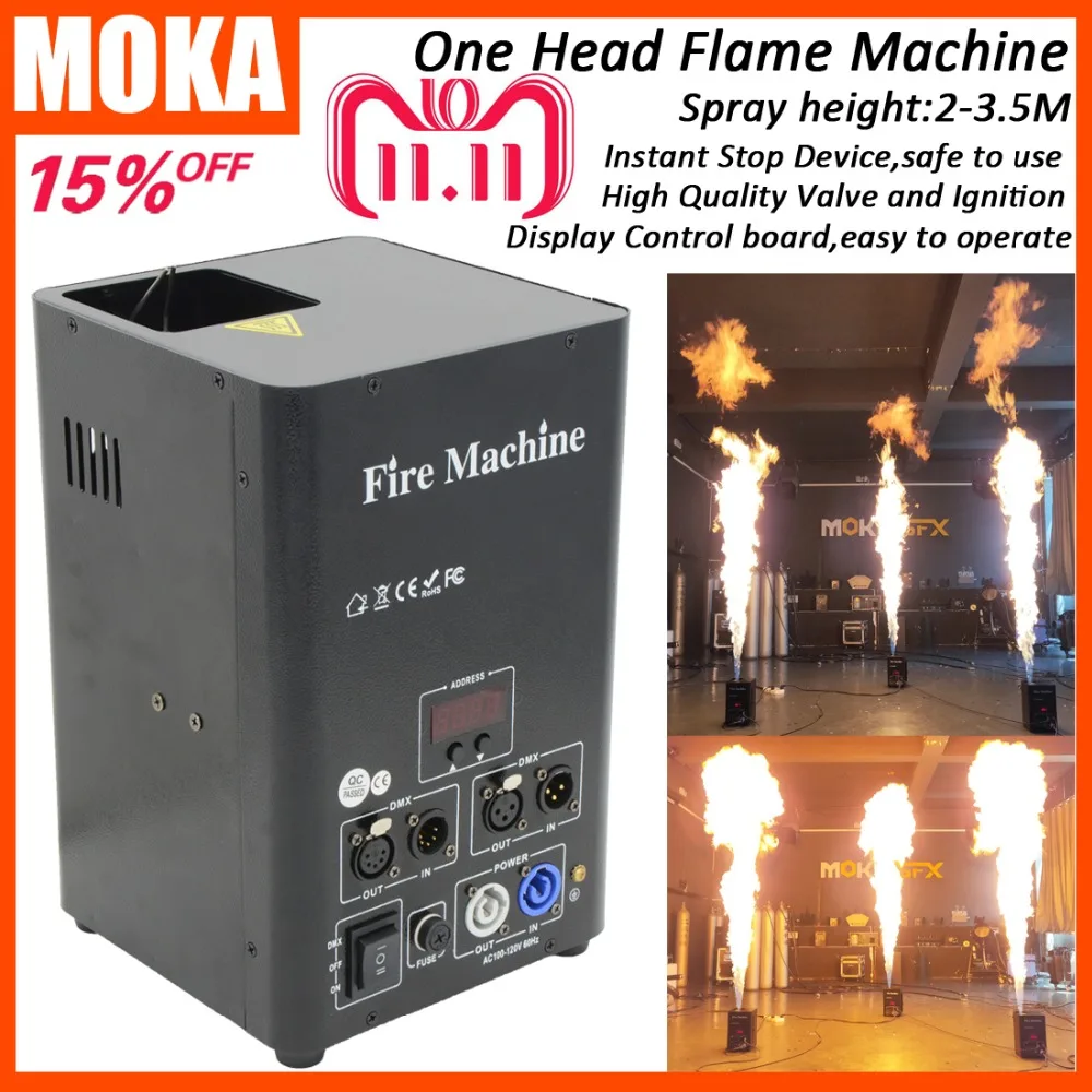 High quality ignition fire machine stage flame machine dmx Control