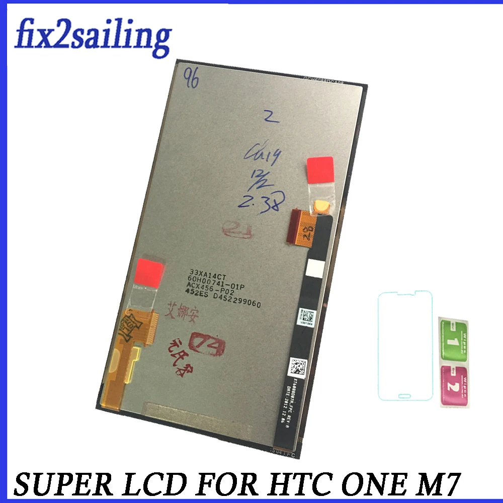 4 7 ''оригинальный Дисплей для htc один M7 ЖК дисплей Сенсорный экран 801e планшета