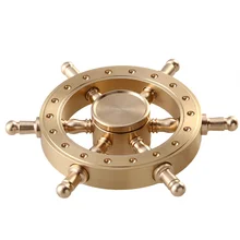 Ручной Спиннер руль латунный палец фокус Анти Стресс взрослые подарки игрушка для взрослых антистресс Спиннер Антистресс игрушка