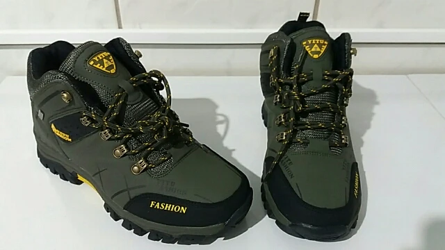 Mens Waterproof Snow Winter Lace Up Boots