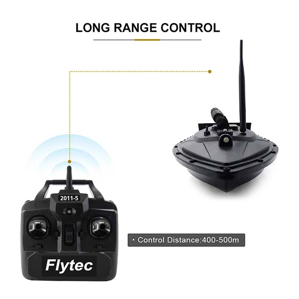 Flytec 2011-5 Fish Finder Fish Boat 1.5kg Loading 500m Remote Control Fishing Bait Boat RC Boat Ship Speedboat RC Toys (5)