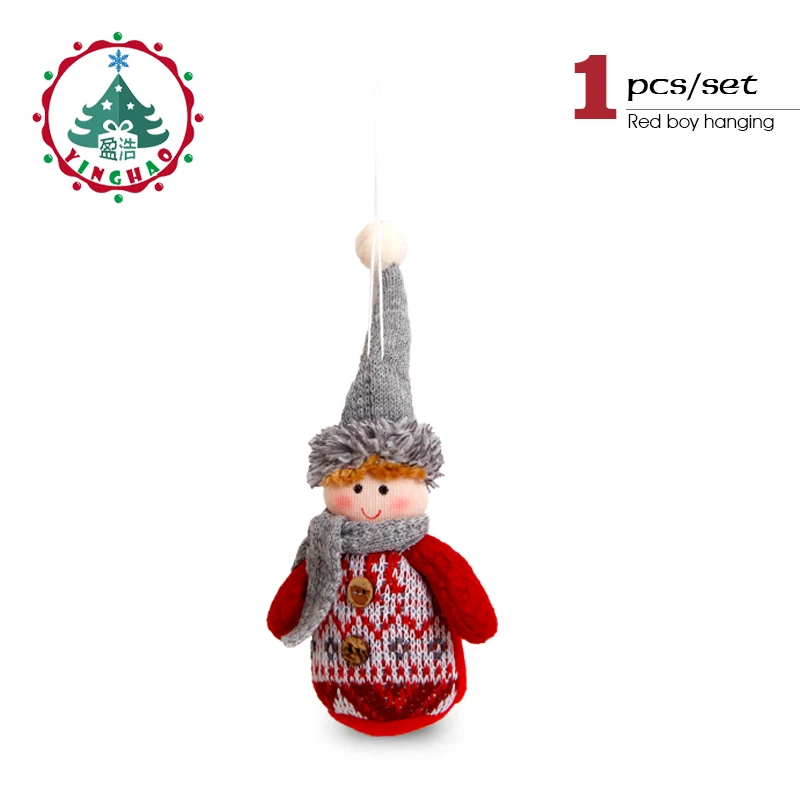 8Pcs Christmas Miniature Ornaments Delicate Desktop Decoration Crafts for Home