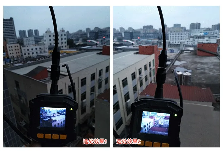 8mm Borescope Inspection Camera With 2.4Inch TFT-LCD Color Monitor Portable-AV-Handheld-Endoscope Camera Flexible Extended Tube_11