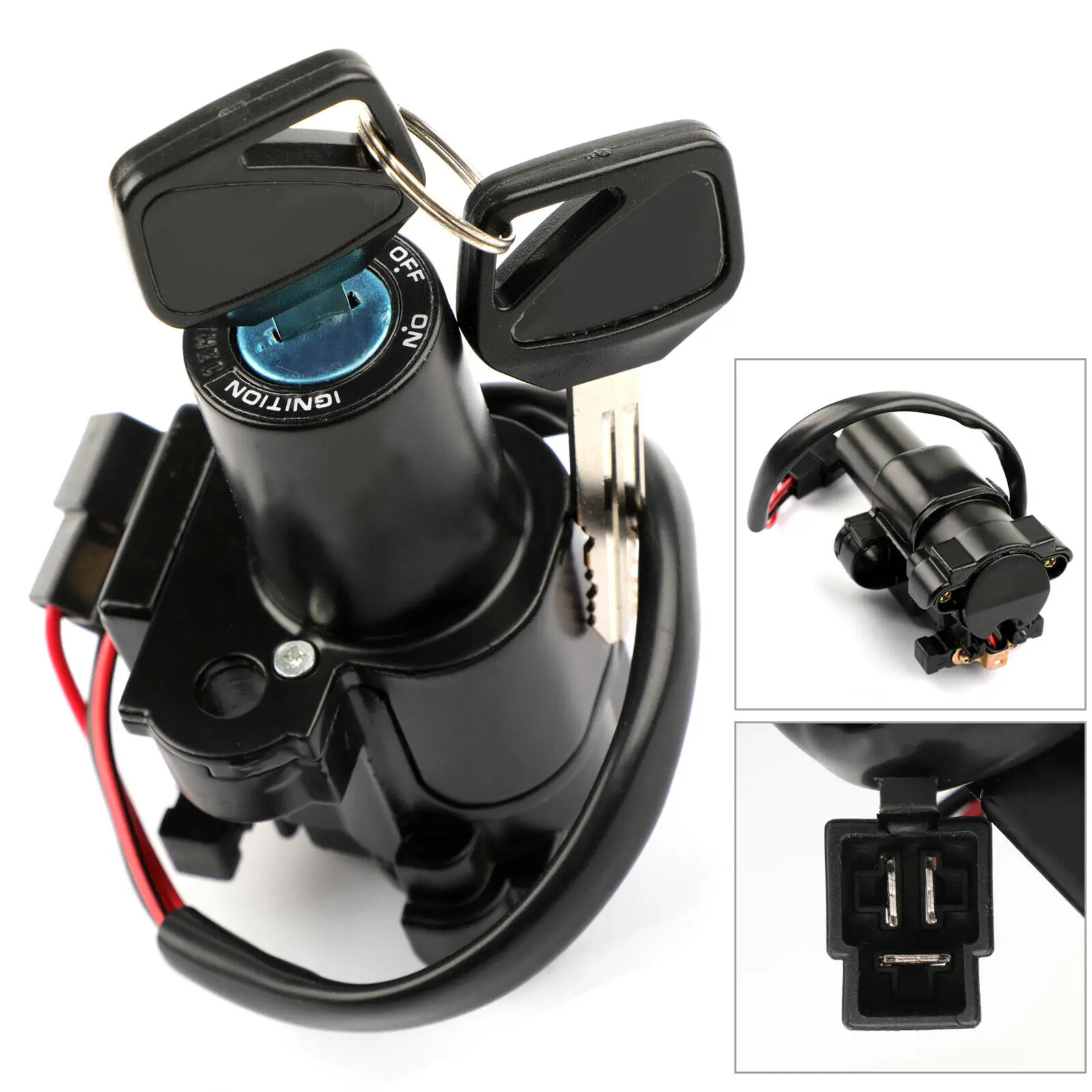 

Ignition Switch Lock Key for Honda 500 Twins CBR500R/F/X 13-14 CBR250R 300R 11-17 CB600F Hornet 599 03-06 XL650V Transalp 00-06