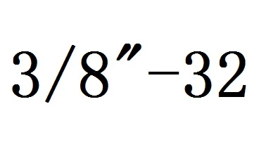 3/"-16, 18, 20, 24 27 28 32 36 40 правая резьба под давлением - Цвет: Золотой