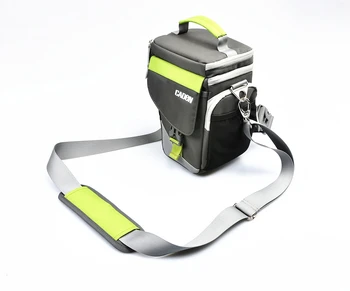 

Fashion Camera Shoulder Bags Photo Video Carry Case Black Green Digital Soft Sling Bag with Rain Cover for DSLR Canon Nikon