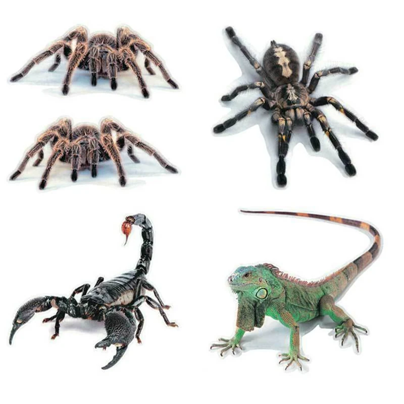 

3D Car Sticker Simulation Animals Bumper Retrofit Stickers for Spider Gecko Scorpions