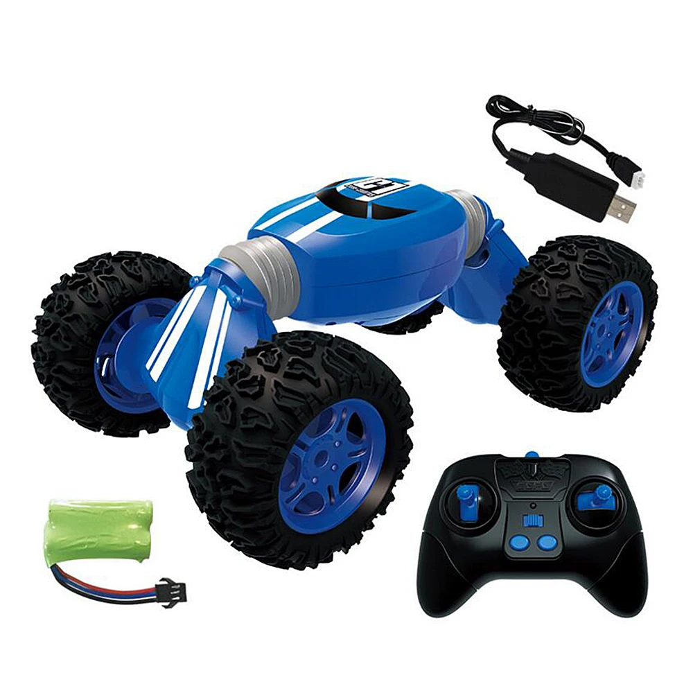 

2018 New 2.4G tipping remote control car off-road stunt twisting high-speed car deformation torque car charging four-wheel drive