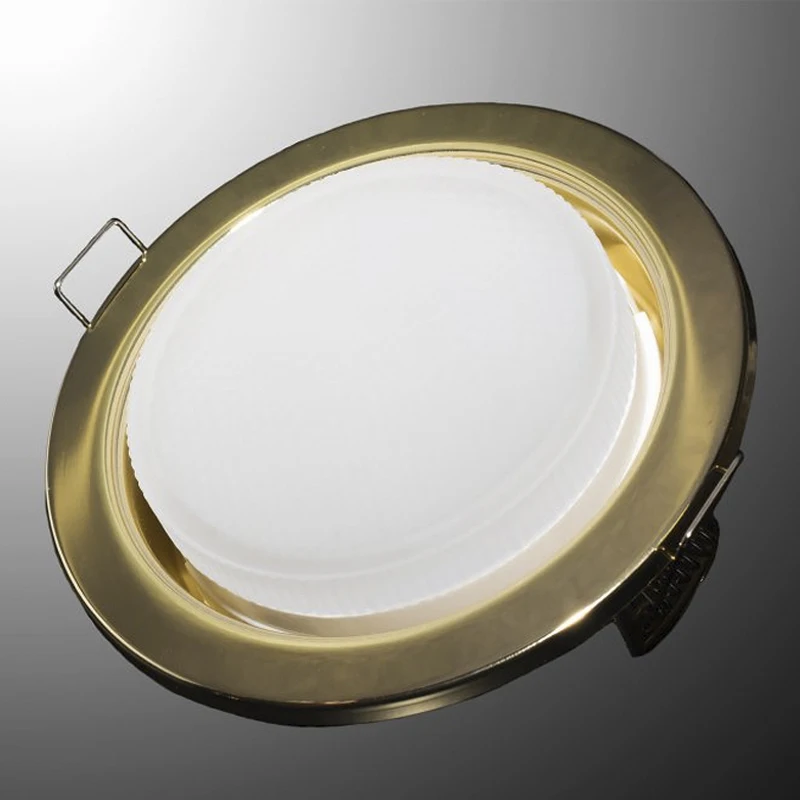 Ecola GX53 H4 светильник встраиваемый без рефл. 38x106 [арт. FB53H4ECB FC53H4ECB FG53H4ECB FN53H4ECB FP53H4ECB