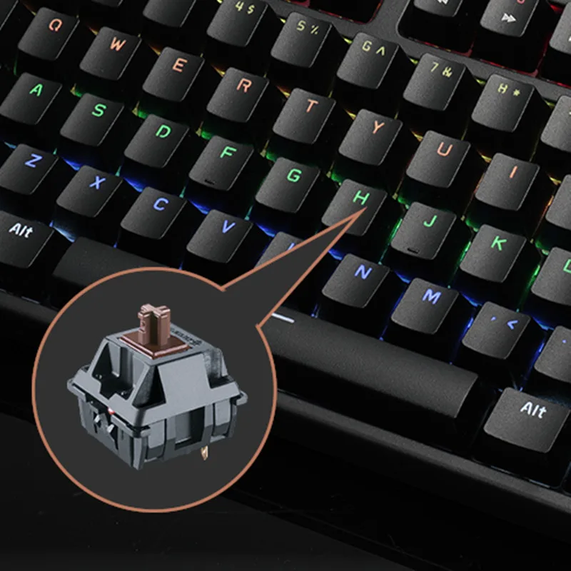 RK Royal kludge Sink87G Механическая игровая клавиатура синего и коричневого цветов