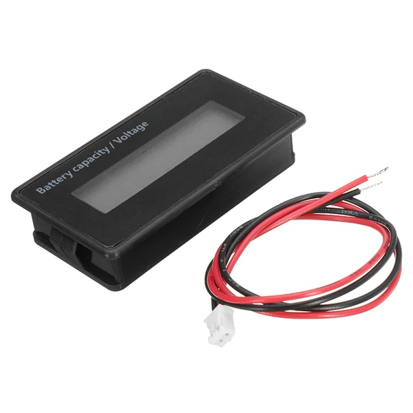 

Lead Acid Battery 2-15S Lithium Battery Universal Green Screen Waterproof LCD Capacity Display Board Indicator Digital Voltmeter