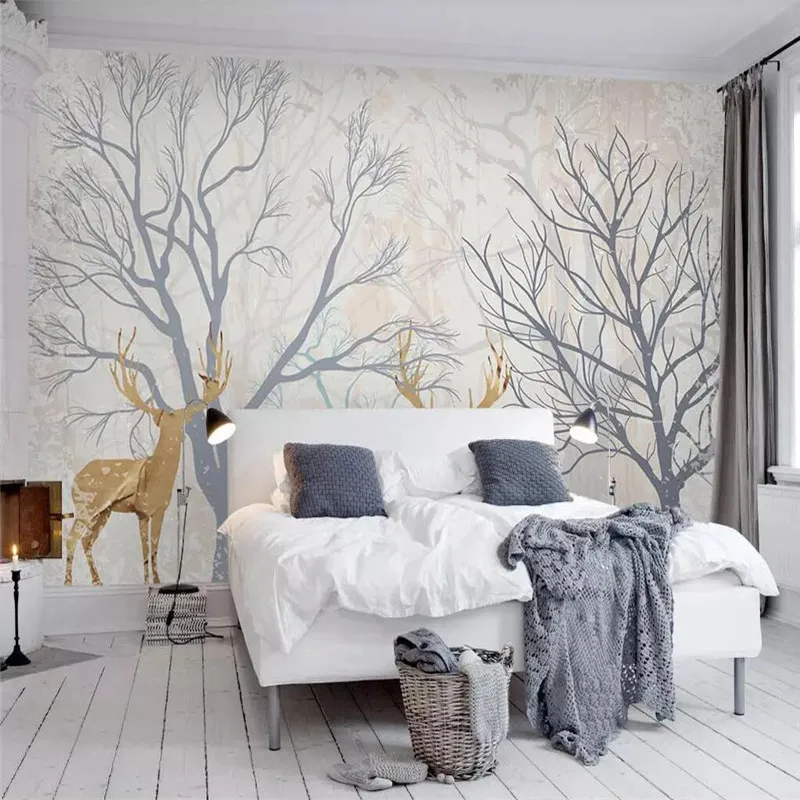 

Creative simple TV background wall professional production mural factory wholesale wallpaper mural poster photo wall