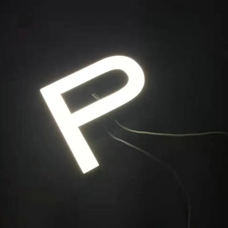 US $350.00 led logo shop 3D outdoor waterproof acrylic led illuminated letters light box sign