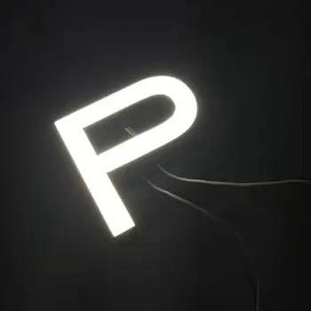 شراءشعار Led متجر 3D في الهواء الطلق للماء الاكريليك Led مضيئة صندوق أحرف مُضاءة تسجيل