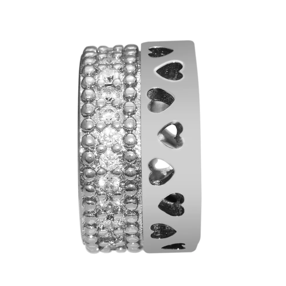 

100% Искусственные серебряные подвески в форме сердца для изготовления ювелирных изделий, Подходит для европейских браслетов, женский подарок «сделай сам» L799