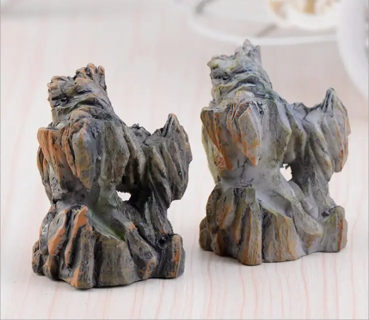 Скала сад с пещера украшения для миниатюрных садов zakka небольшой игрушки