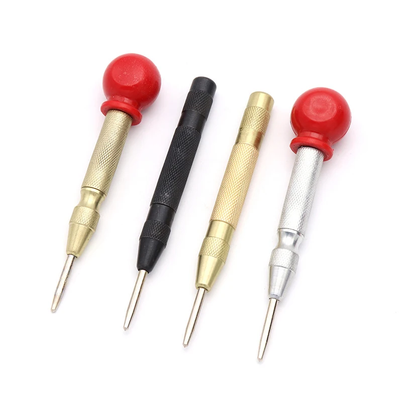 

1pcs HSS Center Punch Stator Punching Automatic Center Pin Punch Spring Loaded Marking Drilling Tool With A Protective Sleeve