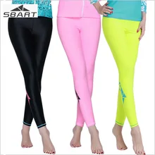 Sbart женские купальники лайкра длинные гидрокостюм брюки для дайвинга плавание Сноркелинг сёрфинга колготки брюки UPF50+ большой размер