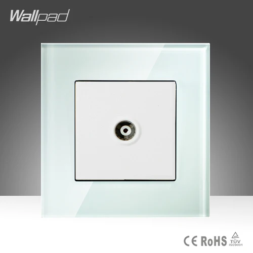 ТВ Sokcet Wallpad умный дом отель белый кристалл стекло розетка настенная Бесплатная