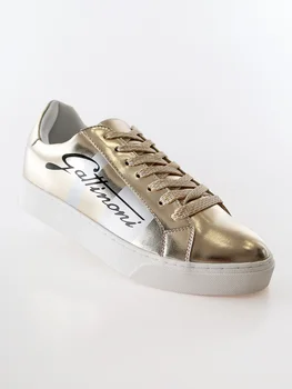 

GATTINONI gold sneakers wedge inner