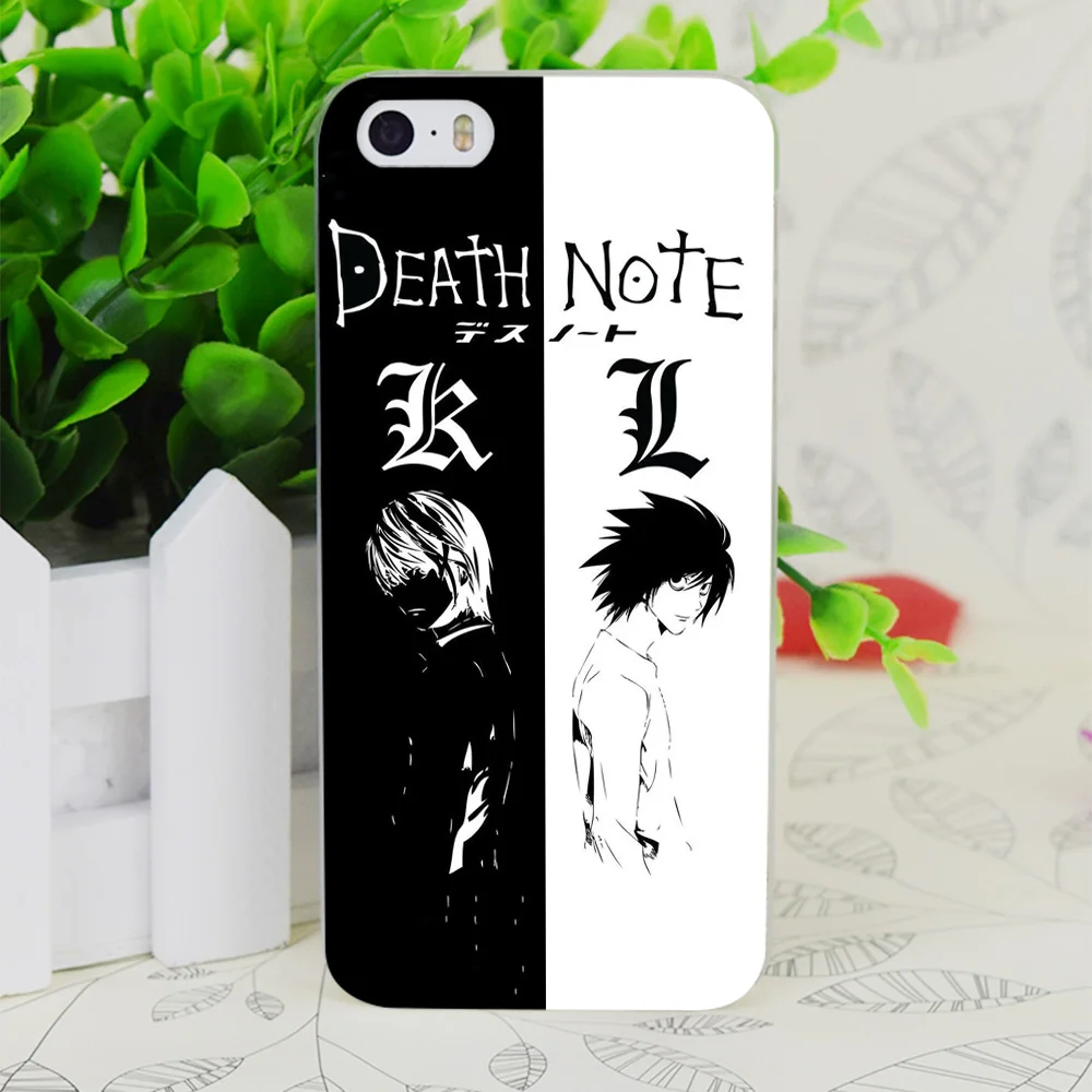 C3408 Death Note Прозрачный Жесткий Тонкий чехол для Apple IPhone 4 4S 4G 5 5G 5S SE 5C 6 6S Plus |