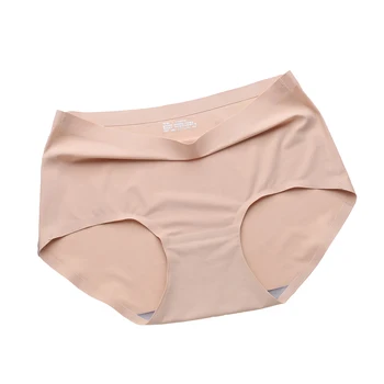 

Sexy Women Seamless Briefs Underwear Solid Color Breathable Knickers Panties