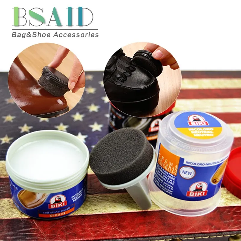 

BSAID 1 Piece Multiuse Shoe Polish Brush, Mini Shoe Care Kit Tool Set Cleaner For Leather Shoes, Soft Care Oil Sponge Rub