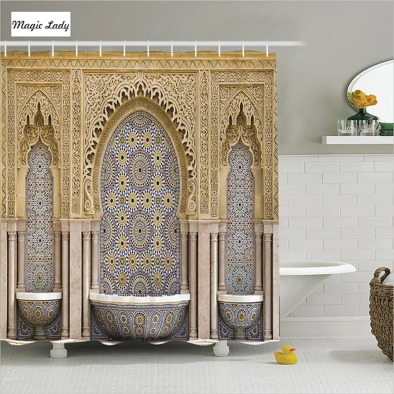ستارة ديكور الحمام اكسسوارات نافورة السيراميك العربية البلاط الاثنيه