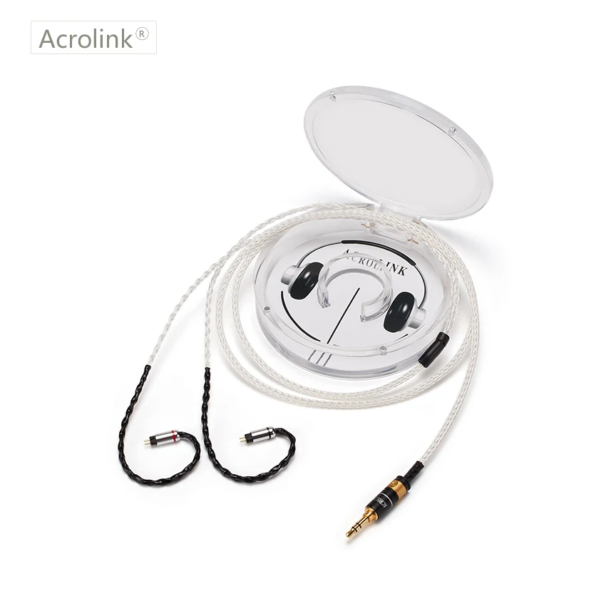 Acrolink 16 Core усовершенствованные посеребренные наушники с 0 78 мм 2 контактным