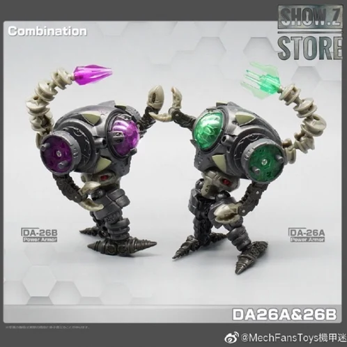 

[Show.Z Store] MechFansToys MFT Mech Fans Toys Power Suit DA-26A DA26A & DA-26B DA26B Set of 2 Transformation Action Figure