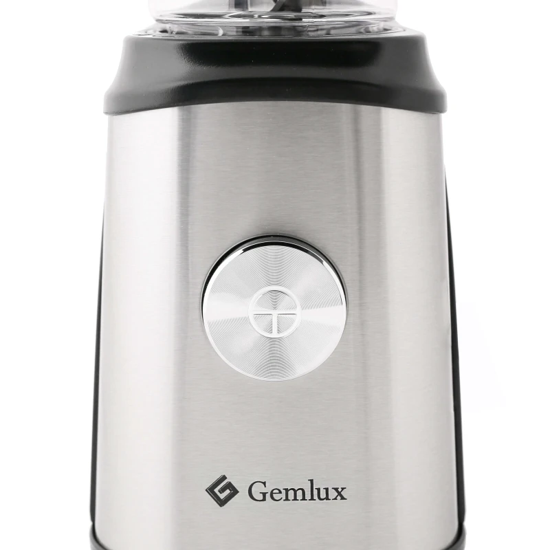 Блендер GEMLUX GL-PB-3511 (Мощность 350 Вт, объем 0.6 л, тритановый стакан с крышкой, материал корпуса - пластик и нержавеющая сталь, 4-х лопастной нож из нержавеющей стали)