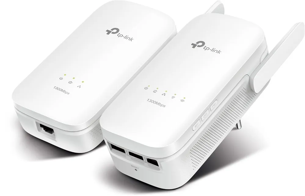 TP LINK AV1200 1200 Мбит/с IEEE 1901 802.3u Gigabit Ethernet 10100 1000 HomePlug AV2 OFDM|Сетевые адаптеры c передачей
