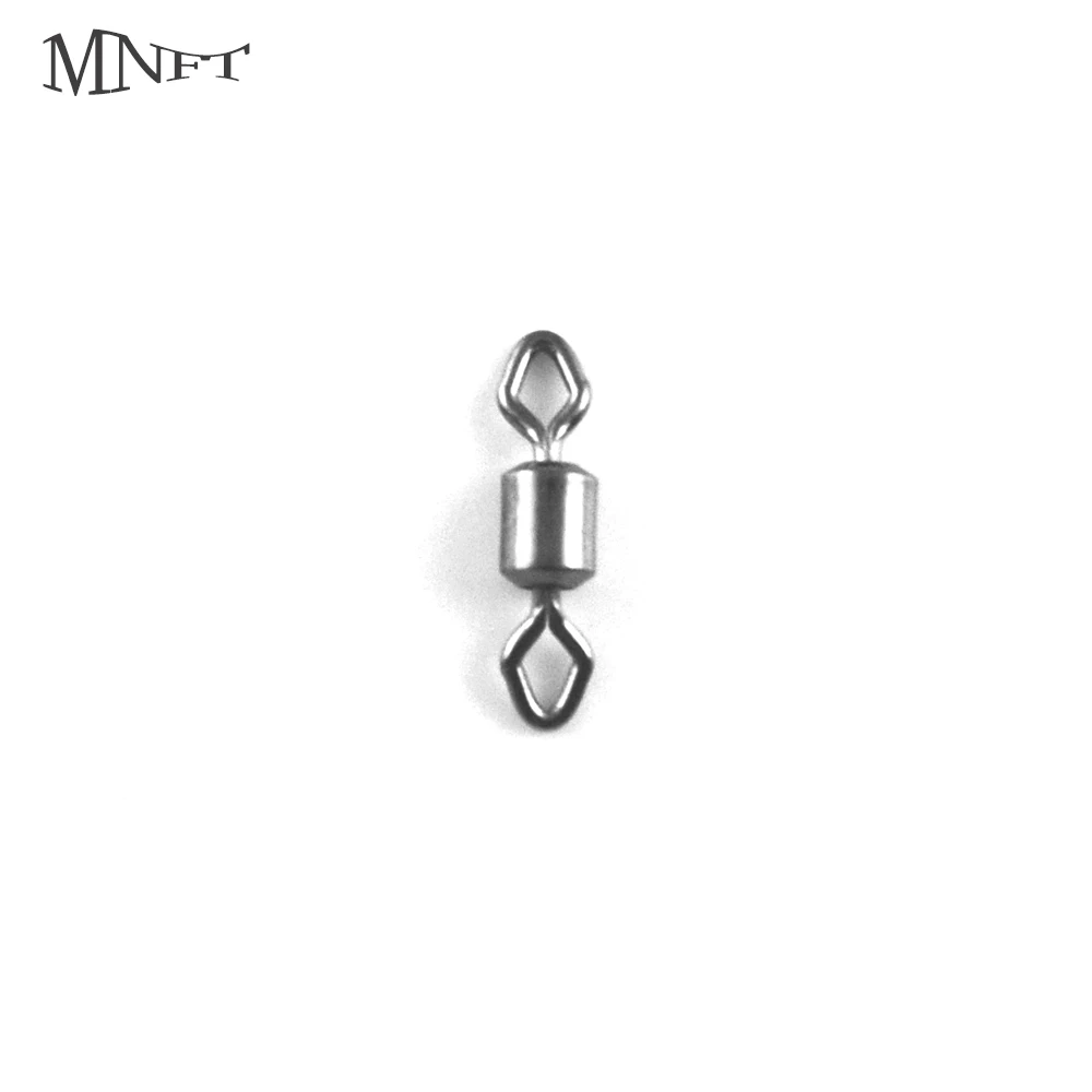 

MNFT 30Pcs Diamond Eye Rolling Swivel Predator Fishing Accessory Sizes 1#,2#,4#,6#,8#,12#