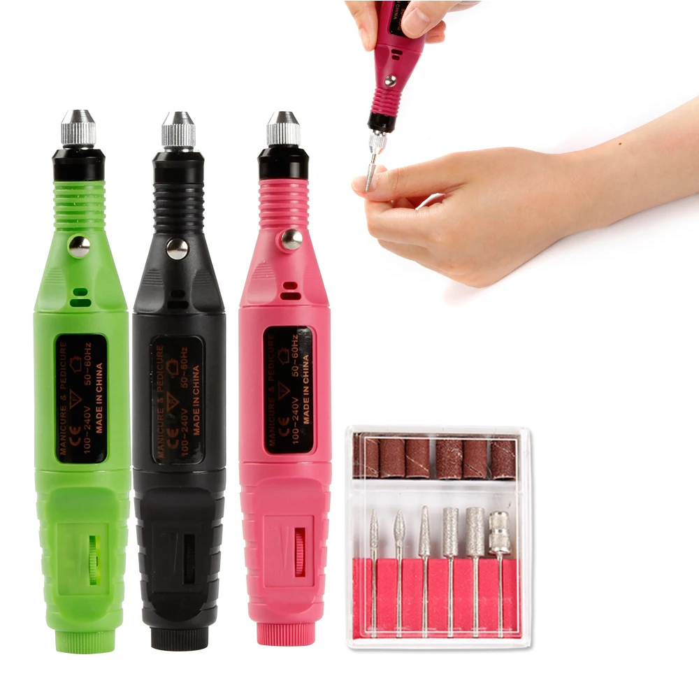 Electric Nail Drill Apparatus For Manicure Cuticle Gel Remover