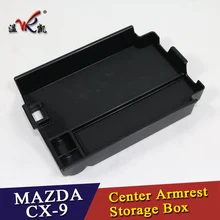 Auto di plastica-per lo styling Auto Accessori Auto Interni Auto Glove Box di Stoccaggio Bracciolo Centrale 1 set per MAZDA CX-9 CX-8 2016 2017 2018