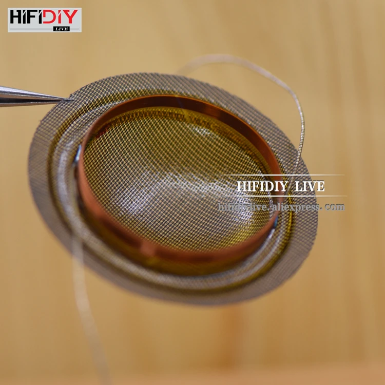 HIFIDIY LIVE 1 дюйм 25,4 мм 25,5 мм твитер звуковая катушка мягкая Прозрачная Шелковая мембрана ВЧ запчасти для ремонта динамика много вариантов