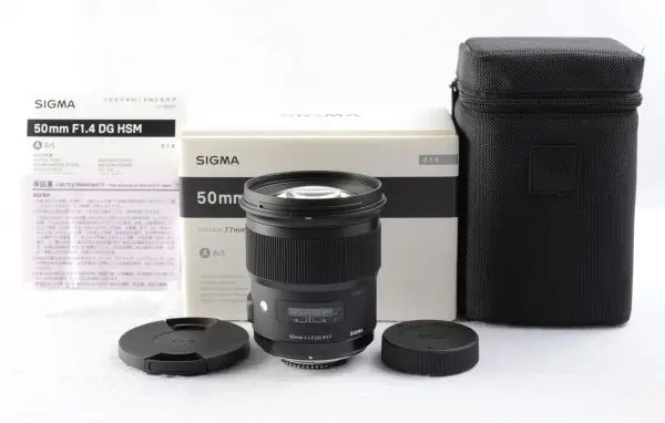 US $990.00 Sigma 50mm F14 DG HSM ART DSLR Lens For Sony EMount A6000 A6300 A6500