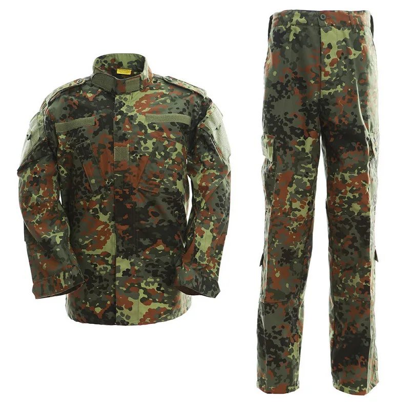 16 Color Military Summer Hunting BDU Field Uniform Camouflage Set Shirt Pants Men's Tactical Hunting Uniform Kryptek Typhon Camo - Цвет: 12