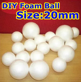 

2cm white styrofoam Round balls Foam balls Craft ball foam ball kids diy material 200pcs/lot
