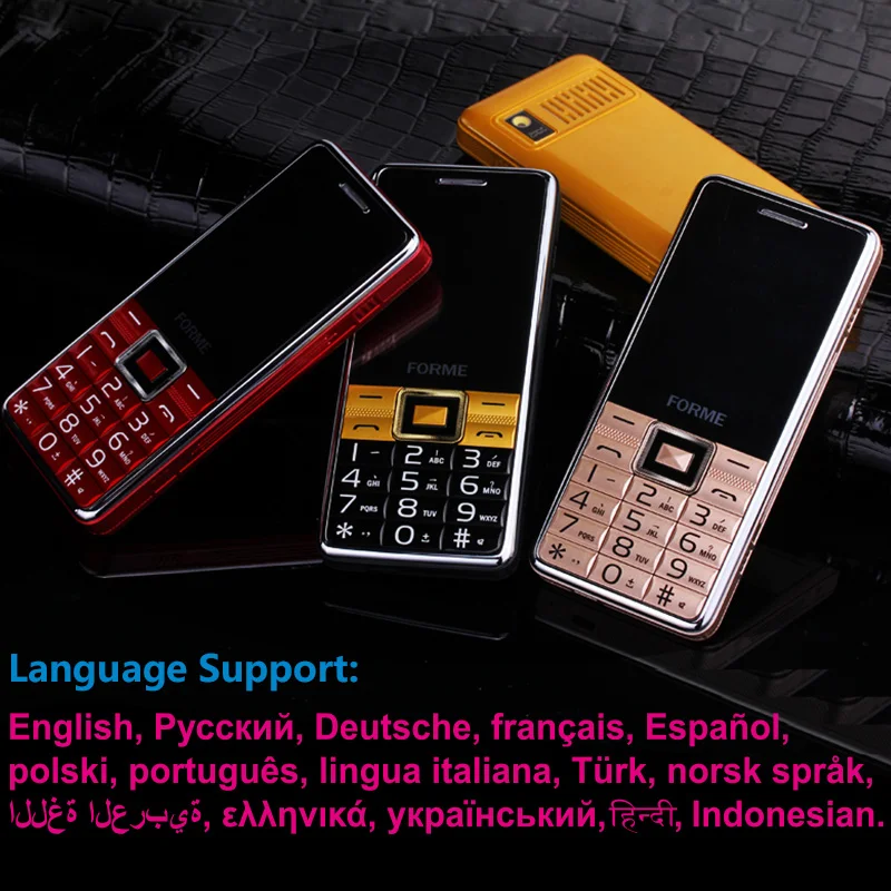 Оригинальный Forme D888 разблокирована старший мобильный телефон Quad Band Gsm бар Dual Sim
