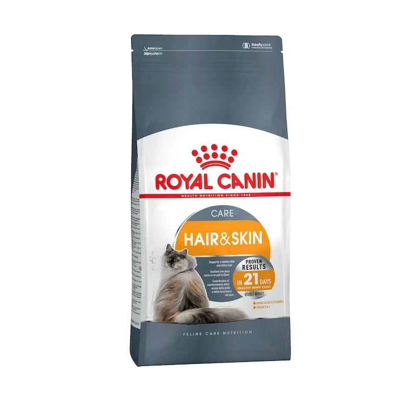 Royal Canin Hair& Skin Care корм для поддержания здоровья и шерсти кошек, 10 кг