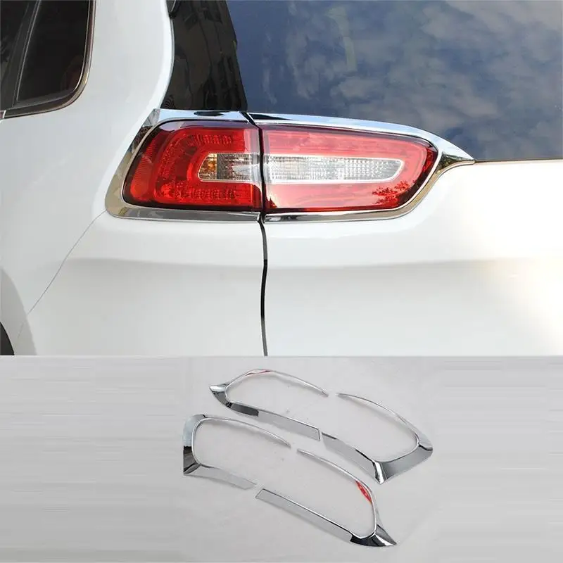 Front Bumper Grille Door Handle exterior automovil modification car styling sticker strip accessories 16 17 FOR JEEP Cherokee