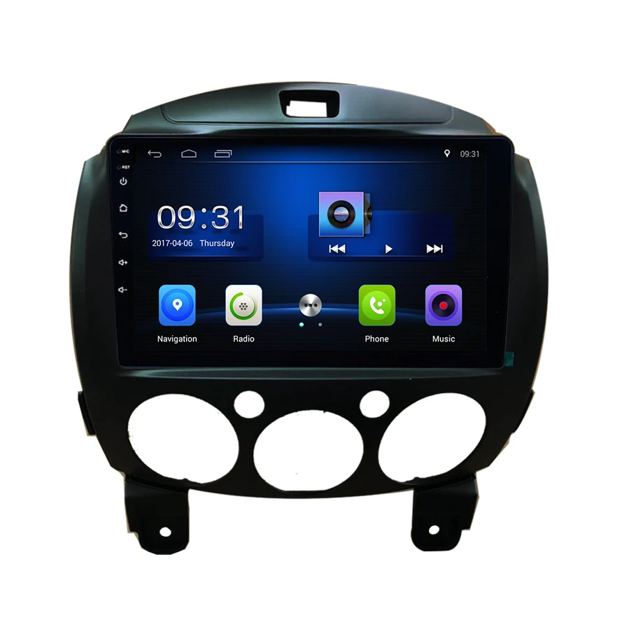

2Din 9 inch Android 6.0 Car Radio Stereo GPS Navigation Head Unit For MAZDA 2/Jinxiang/DE/Third generation 2007-2014