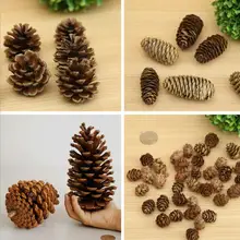 Рождественское украшение из натурального соснового конуса шишка Рождество год праздник вечеринка украшение реквизит для фотосессии DIY ремесло YT44