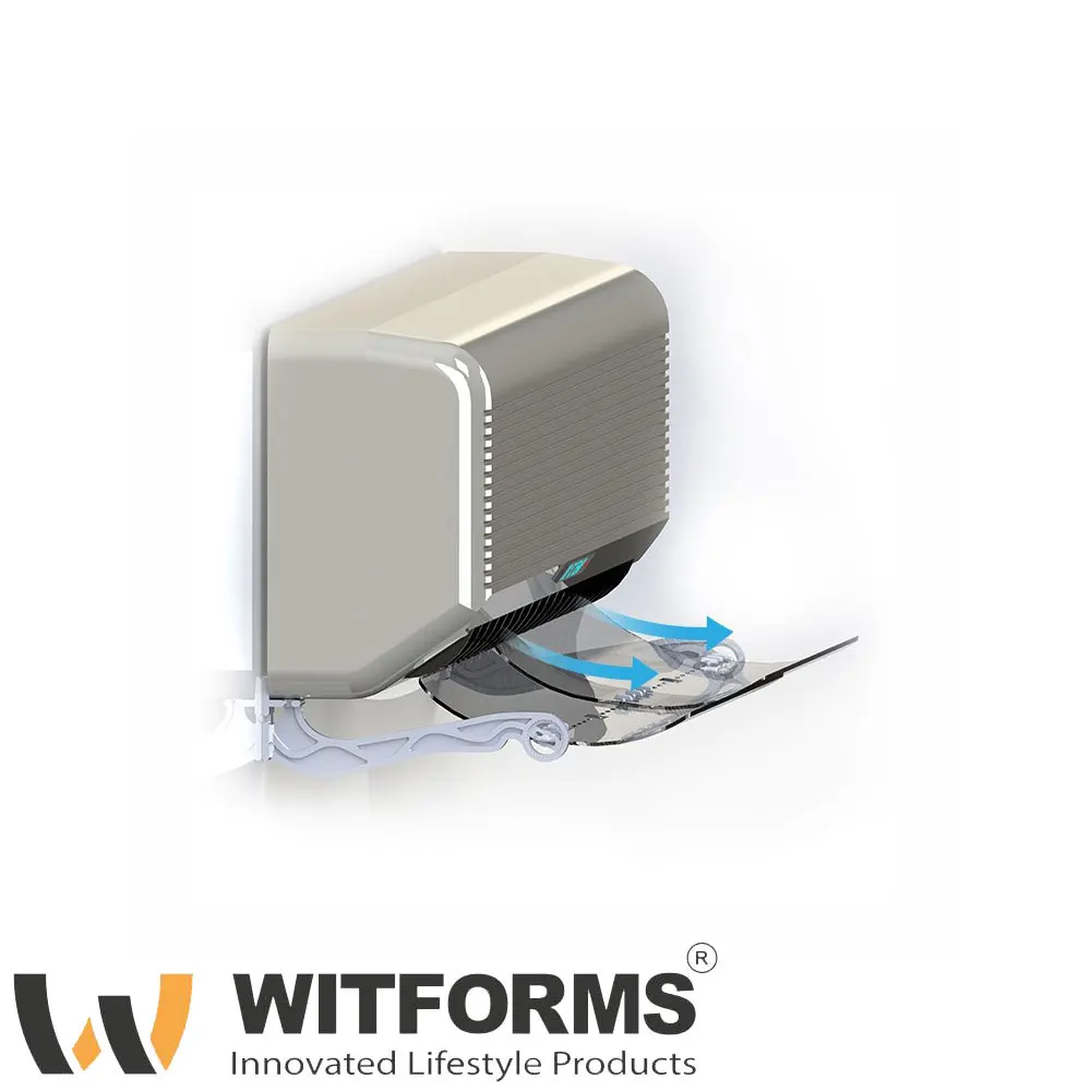 

Witforms Shock Preventer Split Air Conditioning AC Adjustable Unbreakable Air Deflector Home Vent Deflector Air Cooled
