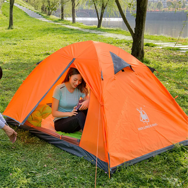 2-3 Person Ultralight Tent Waterproof Trekking Camping Tourist Tent Portable Double Layers Outdoor Hiking Fishing Tent 2-3 Person Ultralight Tent Waterproof Trekking Camping Tourist Tent Portable Double Layers Outdoor Hiking Fishing Tent