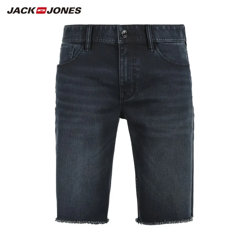 JackJones Для мужчин костюмы зауженного кроя из потертости Джинсовые Шорты J | 218243523