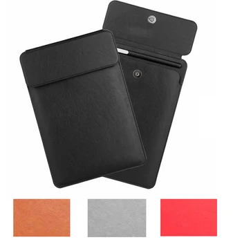 

PU Leather Sleeve Case Cover Pouch For iPad Pro 10.5 2017 Sleeve Bag Pouch With Pencil Slot Design For ipad 9.7 2017/2018